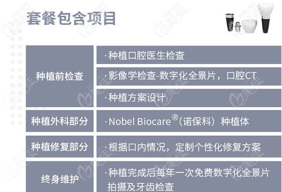 青島馬瀧齒科做瑞典諾貝爾種植牙的費用