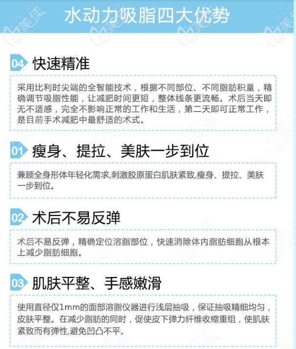 太原時光吸脂優(yōu)勢